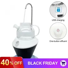 Одна кнопка бочки/стол два использования увеличение лоток беспроводной Электрический диспенсер водяной насос/USB кабель 4.5L-18.9L Barrelled воды