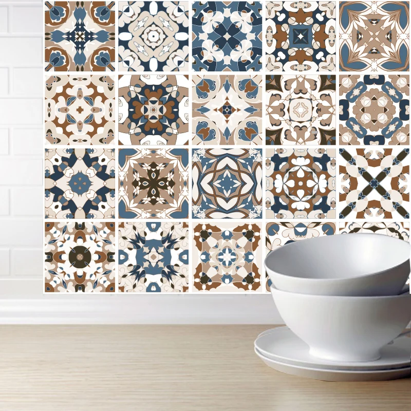 Moranti стиль ретро плитка ванная комната Декор для кухни Марокканский Арабский наклейки на стену для кухни брызговик selfadhy