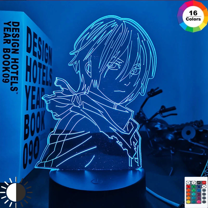 Anime Noragami Yato Figure Led Night Light for Bedroom Decor Light Brithday Gift Manga Noragami 3d Table Lamp Acrylic led night light