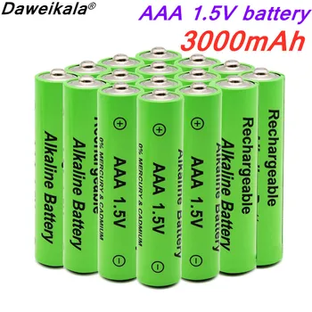 

20 PCS New AAA battery 3000mAh 1.5V alkaline AAA rechargeable battery for remote control toy light battery