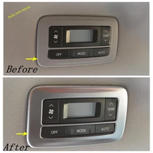 

Lapetus Air Conditioning AC Switch Button Control Panel Cover Trim Fit For Toyota Sienna XL30 2011 - 2020 ABS Auto Accessories