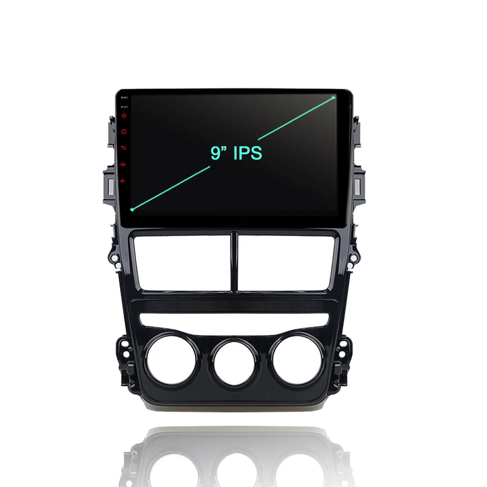 Top DSP 10.1" 2 din Android 9.0 64GB+4GB RAM 8 core Car DVD Player Wifi Bluetooth 4.2 RDS autoradio GPS For Toyota VIOS YARIS 2018 1