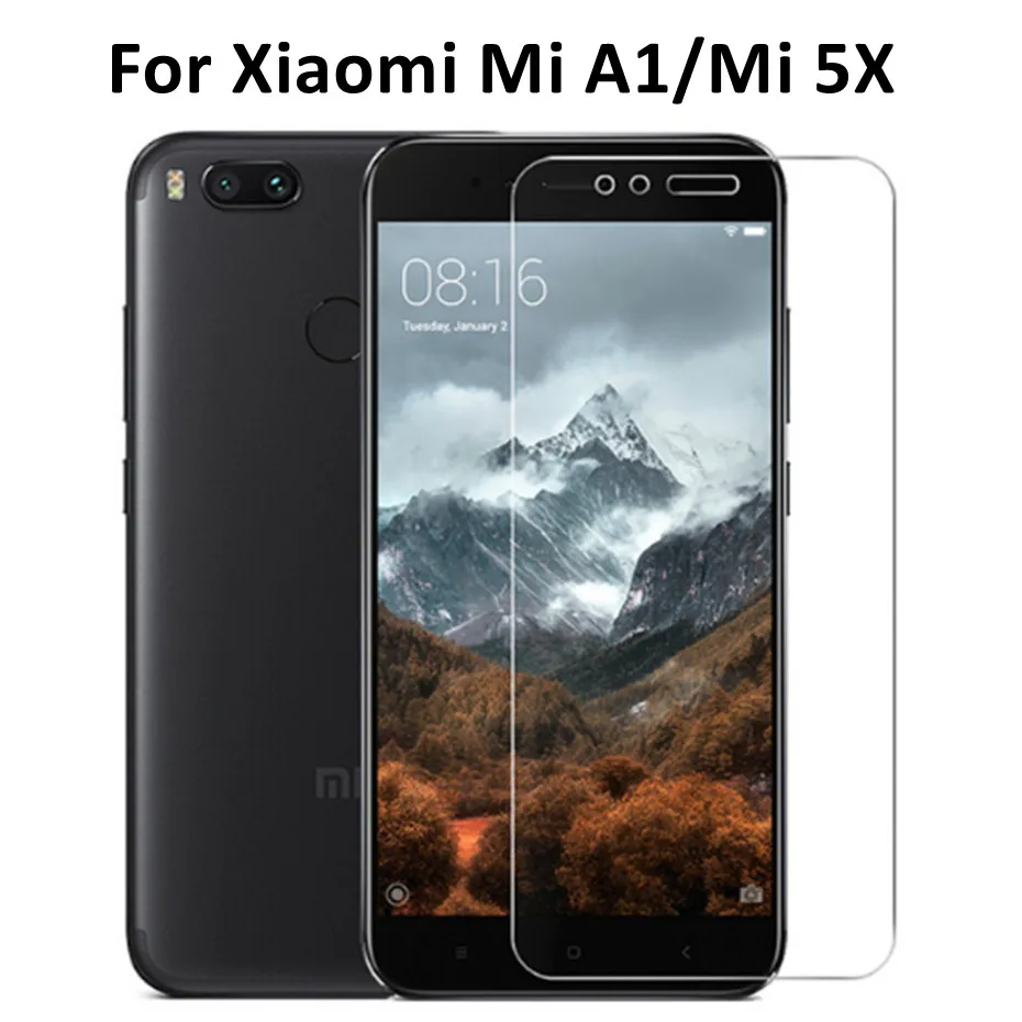 

Tempered glass film on xiomi Mi A1 mi a1 xaomi Mi5X mi 5 x Safety screen protector glass for xiaomi Mi A1 Mi 5X protective film