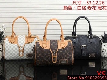 

Luxury Louis Vuitton LV- Leather Handbags Women Bags Designer Brand Women's Shoulder Bags Large Capacity Ladies Hand Bags L444