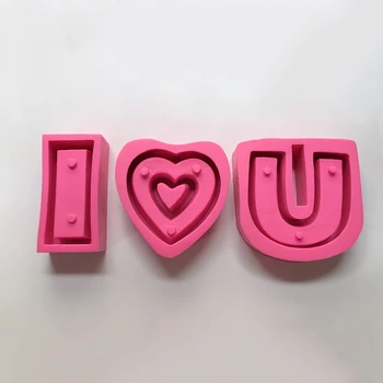 

I Love Your Heart Shape DIY Clay Cement Silicone Silicone Mold Plant Fleshy Flower Pot Mold Cement Mold Silicone Concrete Decora