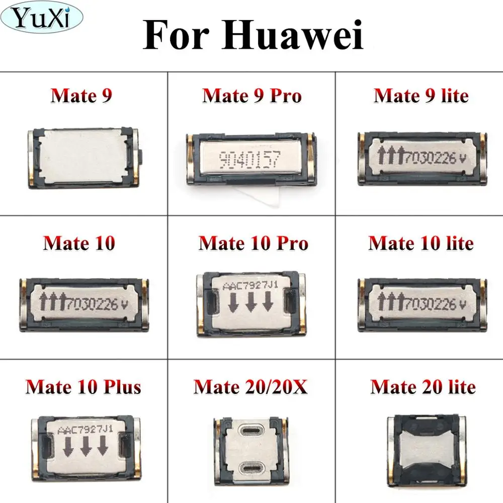 

YuXi 2PCS New Top Front Earpiece Ear piece Speaker For HuaWei Mate 20 20X 10 9 Lite Pro Plus Replace Parts