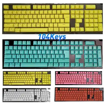 

Keycaps 104Pcs/Set Clear Backlight Keycap Cover Replacement for Mechanical Keyboard Key Cap KeyCaps for Keyboards Gaming Games