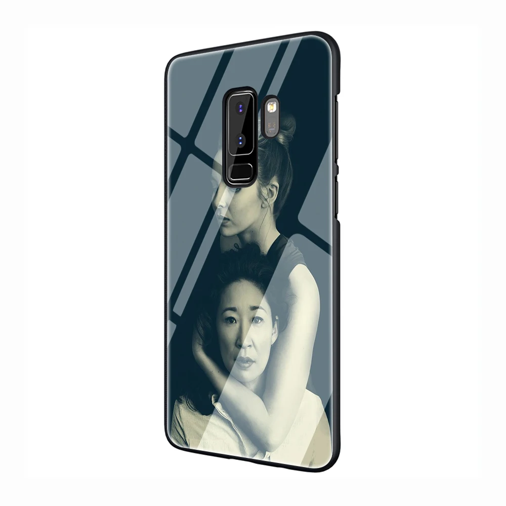EWAU убийства ЕВА Стекло чехол для телефона для samsung Galaxy S7 8 9 10Plus Note8 9 A10 20 30 40 50 60 70
