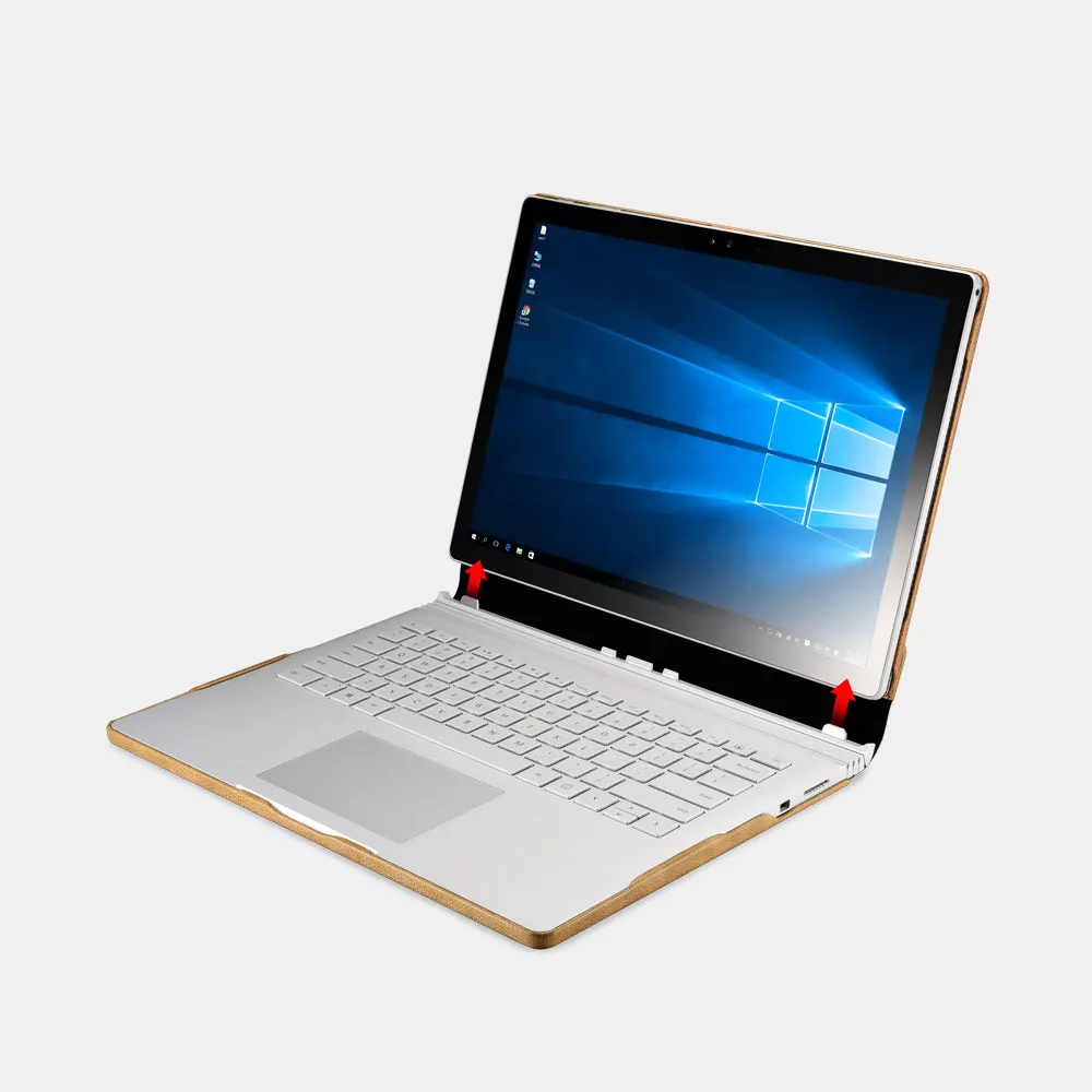 luva do portátil destacável capa para microsoft