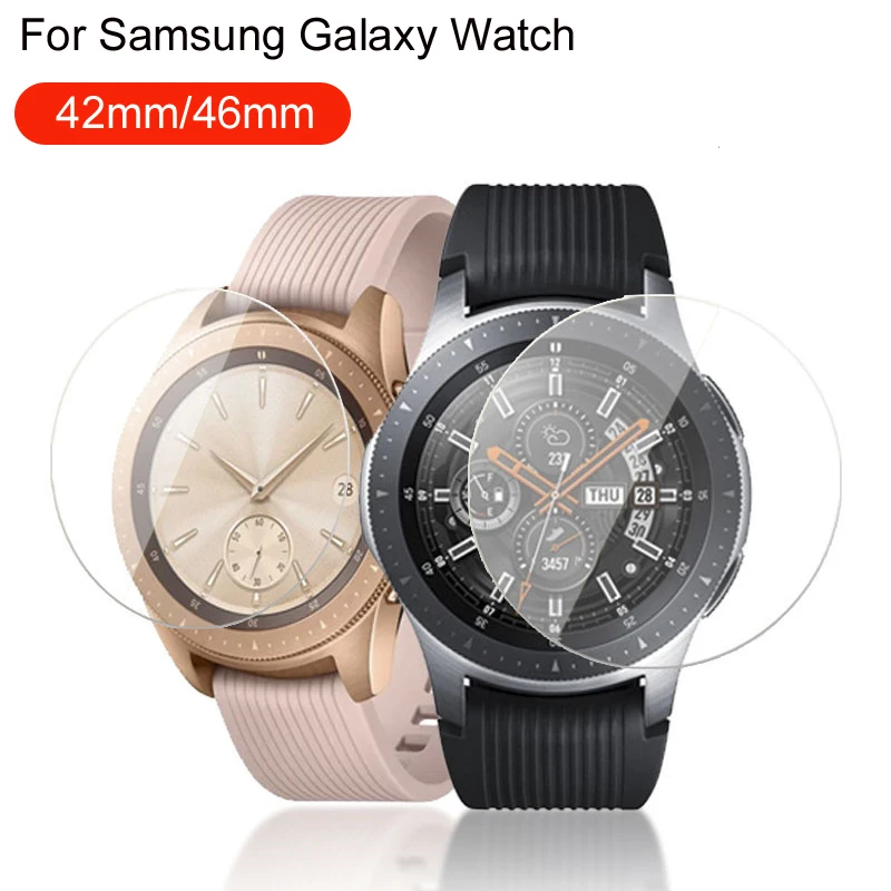 

For Samsung Gear S3 S4 S2 20mm Classic Tempered Glass 9H 2.5D Screen Protector Film 22mm For Samsung Galaxy Watch 42mm 46mm