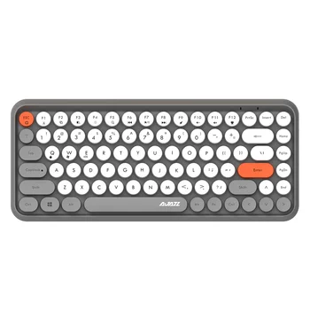 

Ajazz 308i BT Keyboard Tablet PC Laptop for Home & Office Use Girl'S Punk Keyboard Mobile Phone Keyboard