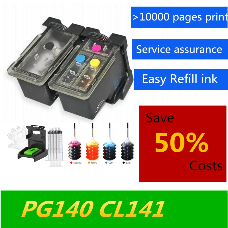 GraceMate Pg 140 Cl recargable 141 cartucho de tinta compatibles para Canon  MG4110 MG4210 MG3110 MG3210 MG2210 MG3510 MX391 MX474 534|ink cartridge|ink  cartridge for canoncartridge for canon - AliExpress
