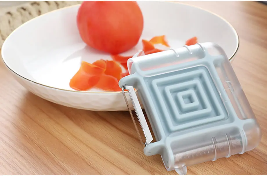 Upspirit 3in1 Grater Stainless Steel Julienne Peeler Potato Carrot Apple Paring Slicer Fruit Vegetable Eye Remover Kitchen Tools