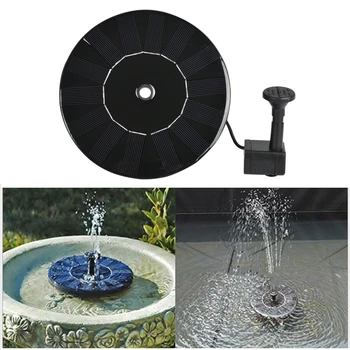 

Mini Water Fountain Solar Powered Pump Fountain Garden Supplies Watering kit for Outdoor Pool Lake Pond Plants Flower
