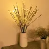 LED saule branche lampe Rose Simulation orchidée branche lumières grand Vase remplissage saule brindille branche éclairée pour la décoration de la maison ► Photo 1/6