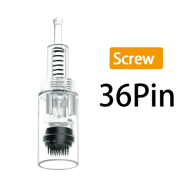 Замена винтового скручивающегося картриджа для Derma Pen Micro needle 12 pin/36 pin skuare круглая нано микро нано-игла иглы татуировки