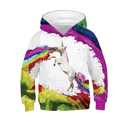 Year 3D Print Wolf Girls And Boys Hoodies Teenagers Oversized Spring Autumn Sweatshirt for Boy Kids Children Clothes