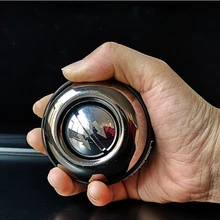 Bola de metal para treinamento muscular, bola giroscópica com luz de led para treinamento, fortalecimento automático, com bolsa f2039