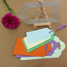 Персональные обои фоновая бирка 6 наборов комбинированных художественных металлических высечек штамповки скрапбукинга бумажная технология DIY