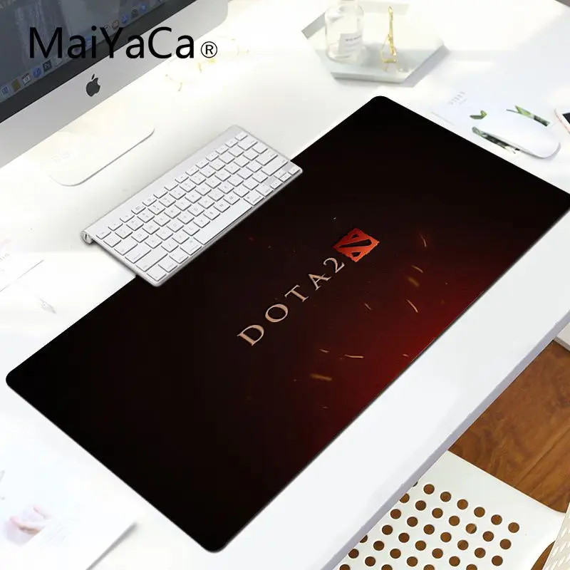 MaiYaCa крутой персонализированный модный игра Dota 2 логотип игры прочный резиновый коврик для мыши коврик большой коврик для Мыши Компьютерный коврик для ПК