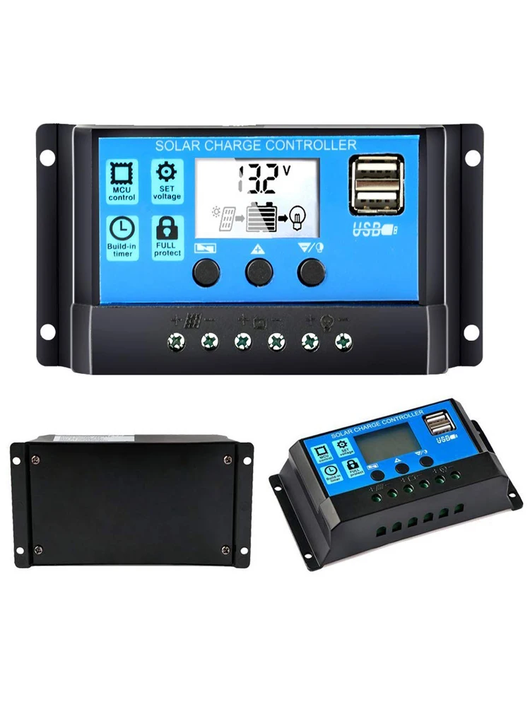 LCD, Dual USB, 5V Saída, Regulador Do
