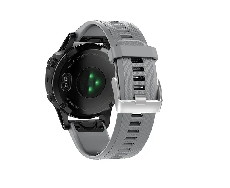26 22 20 мм ремешок для Garmin Fenix 5X5 5S Plus 3 3 HR Forerunner 935 часы Quick Release силиконовые легко подходят ремешок на запястье