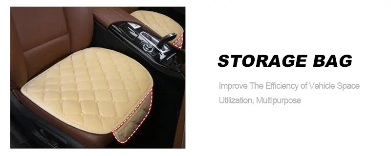 For KIA RIO Cerato Sportage QL Car Seat Cover Universal Auto Winter Soft Warm Seats Cushion Cars Chair Covers Protector General (7)