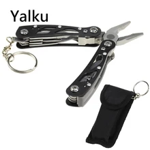 Yalku мини нож винт многофункциональные складные плоскогубцы Кемпинг барбекю Рыбалка Ремонт Портативный многофункциональный инструмент плоскогубцы ручной инструмент