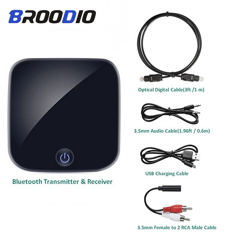 

Bluetooth 5.0 Adapter Audio Music Wireless Transmitter Receiver CSR APTX HD LL Bt USB Adapter 3.5mm 3.5 AUX Jack/SPDIF For TV PC