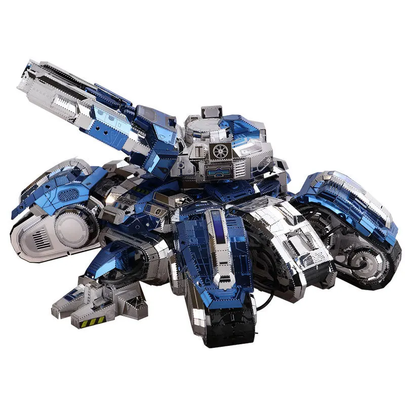 

Metal DIY Assembled Model Glue-free 3D Puzzle Model Siege Tanks Color Version