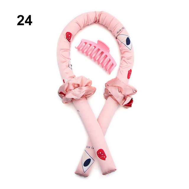 Easy To Use Heatless Curling Rod Lazy Curler Silk Curling Ribbon Make Hair Curly Wave Formers Headband Wave Formers