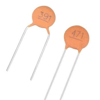 

uxcell 50V 390PF 470PF 560PF 680PF Ceramic Capacitor Kit 50V Disc Capacitors for DIY Electronic Circuit C