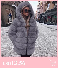 Меховое пальто женское модное роскошное пальто из искусственного меха с капюшоном осеннее зимнее теплое длинное пальто из искусственного меха Меховая куртка кардиган