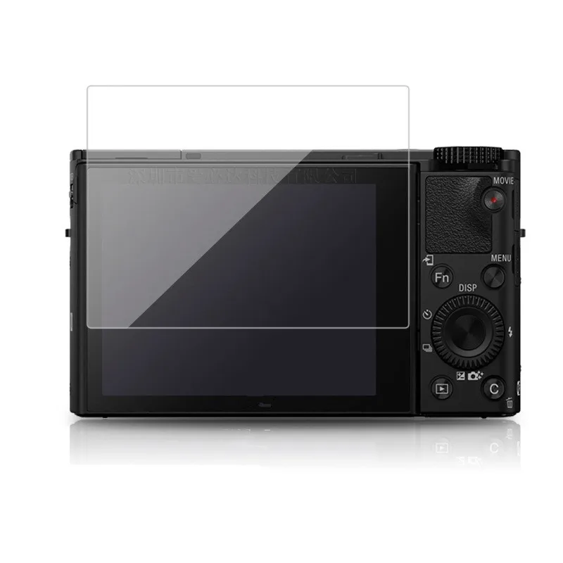 2 шт. камера дисплей экран Защитная пленка для sony RX100 DSC-RX100VI черная карта M6 M7 9H ЖК закаленное стекло