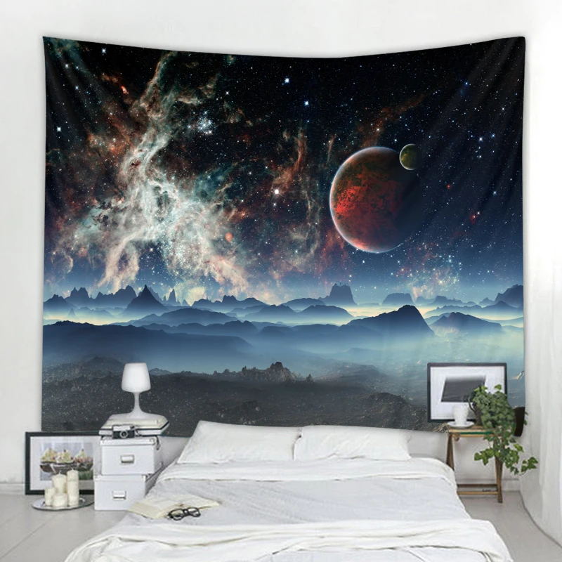 

Fantasy Starry Sky Decorative Tapestry Decorative Tapestry Hippie Mandala Decorative Tapestry Bohemian Bedroom Decorative Tapesr