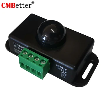 

12V Motion Sensor Light Switch 12V 24V 5A Inductive Proximity Movement Sensor Motion Automatic Infrared PIR Timer Detector