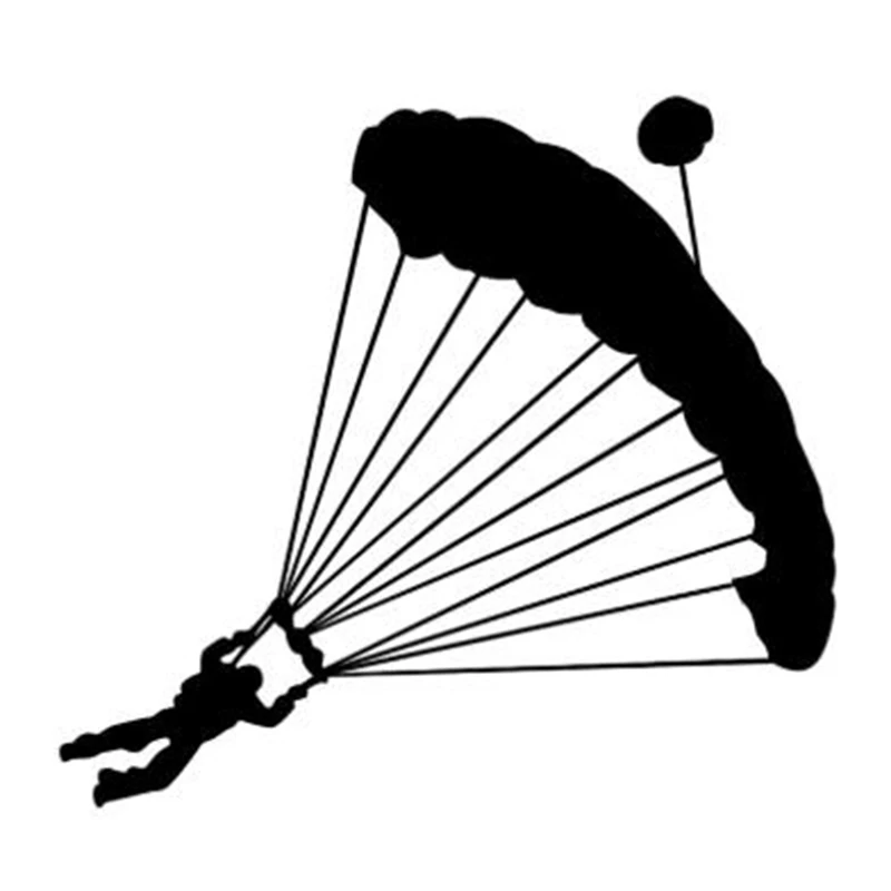 

4x4 Off Road Skydiver Parachute Extreme Sport Car Accessories Car-Sticker Decals for Bumper Window Laptop Decoration KK 16*16cm
