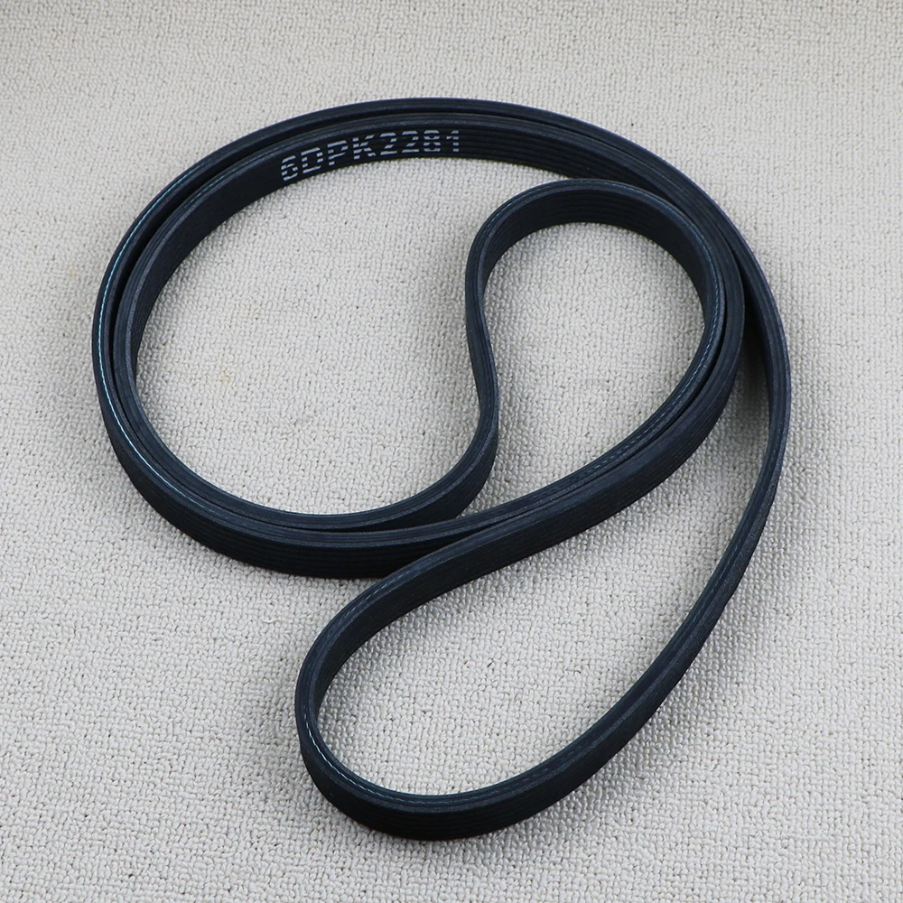 31330380 6DPK2280 Automotive Engine Belt Auxiliary Drive belt for Volvo S80 S60 XC60 V70 V60 S80L 6DPK2280