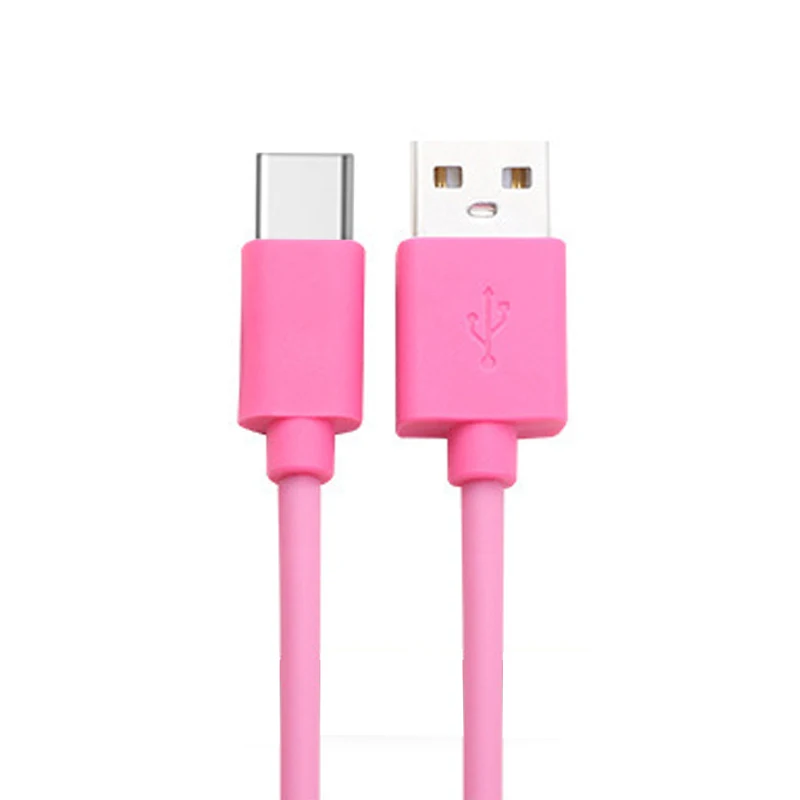 Olnylo usb type-C кабель для Xiaomi Redmi Note 7 USB C кабель для huawei mate 30 Pro Быстрая зарядка USB-C зарядное устройство для мобильного телефона - Цвет: Pink For Type C