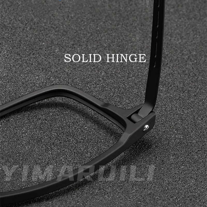 YIMARUILI 8822T Ultra-light High Qualit Flexible Square Pure Titanium Eyeglasses Optical Prescription Myopia Men Glasses Frame