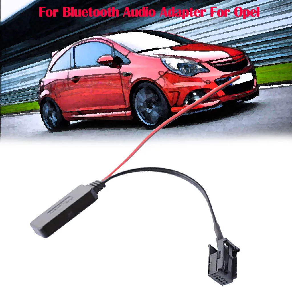 

Car Bluetooth Module Car Radio Stereo Aux Cable Adapter Wireless Audio Input for Opel CD70 NAVI DVD90 NAVI CD30 MP3 CDC40