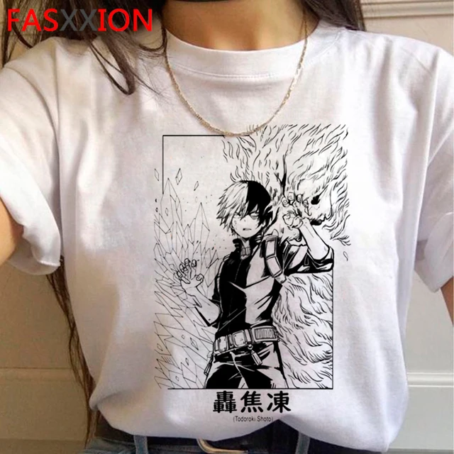 My Hero Academia Bakugou T-shirt Men Cute Anime Boku No Hero Academia T Shirt Cool Todoroki Graphic Tshirt Hip Hop Top Tees Male 49106