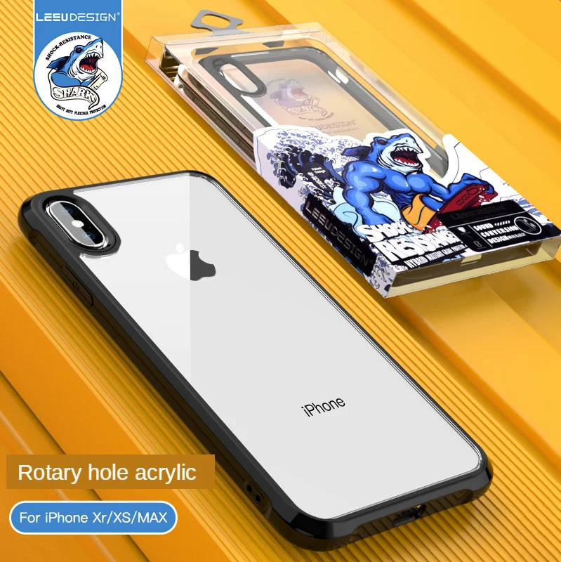 Прозрачный Акриловый чехол для iPhone Xs Max|Бамперы| |