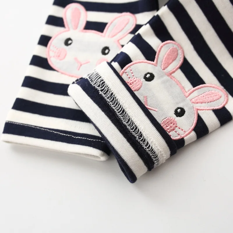 Spring And Autumn Korean-style GIRL'S Leggings Stripes Cartoon a Generation of Fat Boutique Childrenswear Cross Border