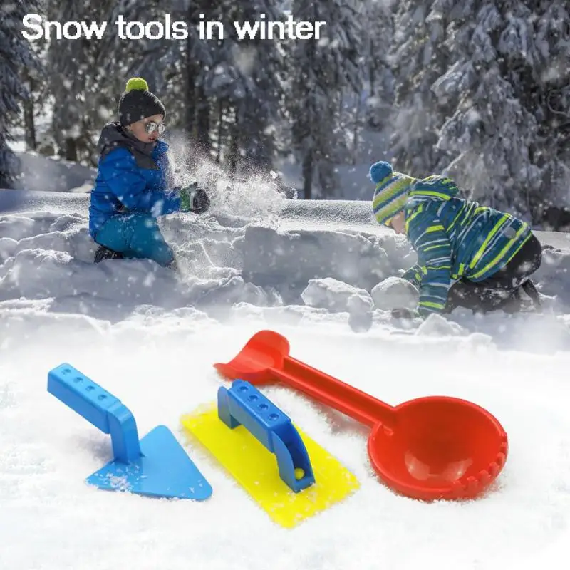astounding 3pcs/Set Winter Kids Children Snow Shovel Toys Develop Children's Thinking Creativity Plastic Beach