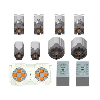 

Hot Sale MOC Motor Module For Red Static Crane Model Educational Toy Birthday Christmas New Year Gift For Children Kids Adults