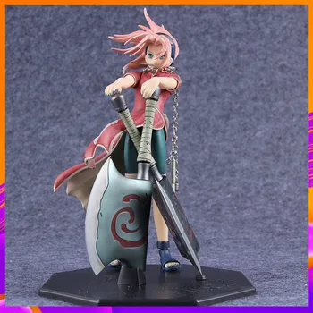 

Anime NARUTO Haruno Sakura Sharingan Battleax GK Statue PVC Action Figure Collect Model Toy Birthday Gift Boxed M5255