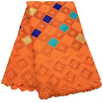 

2019 African cotton laces fabric net for women dresses cheap price Nigerian Swiss voile laces fabrics African dry laces kc66-346