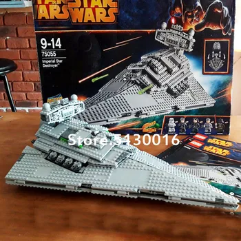 

In Stock 05062 The Imperial Super Star Destroyer 1487pcs Star Movie Wars Model Building Blocks Compatible with 75055 Toys