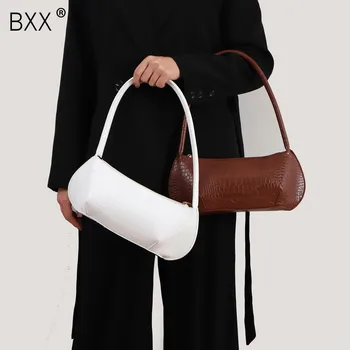 

[BXX] Mini PU Leather Shoulder Bags For Women 2020 Spring Fashion Design Shoulder Handbags and Purse Female Bag HL800